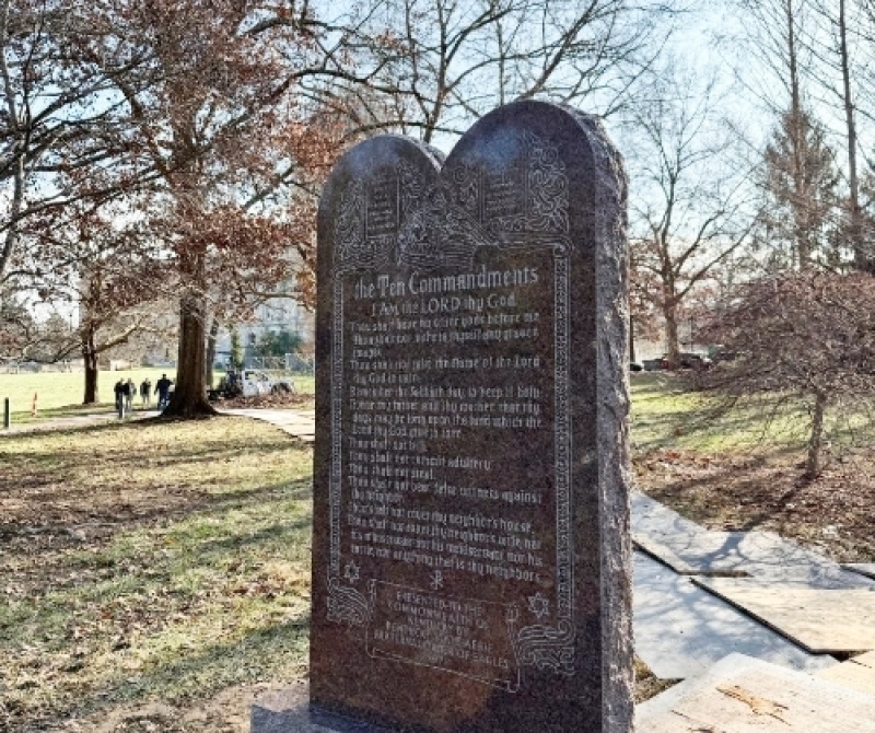 Ten Commandment monument