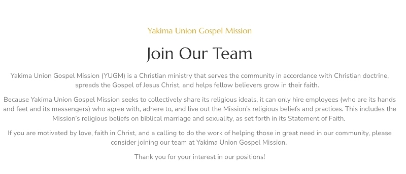 Yakima Union Gospel Mission