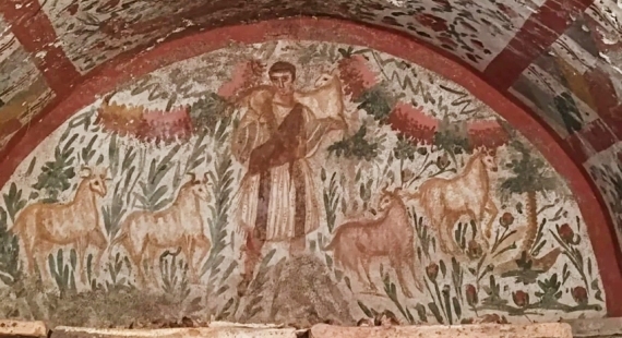 Third-Century ‘Good Shepherd’ Image of Jesus Discovered in Ancient Tomb in Turkey