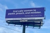 “God Calls Women to Pastor”: Billboard Challenges SBC Amendment on Female Pastors
