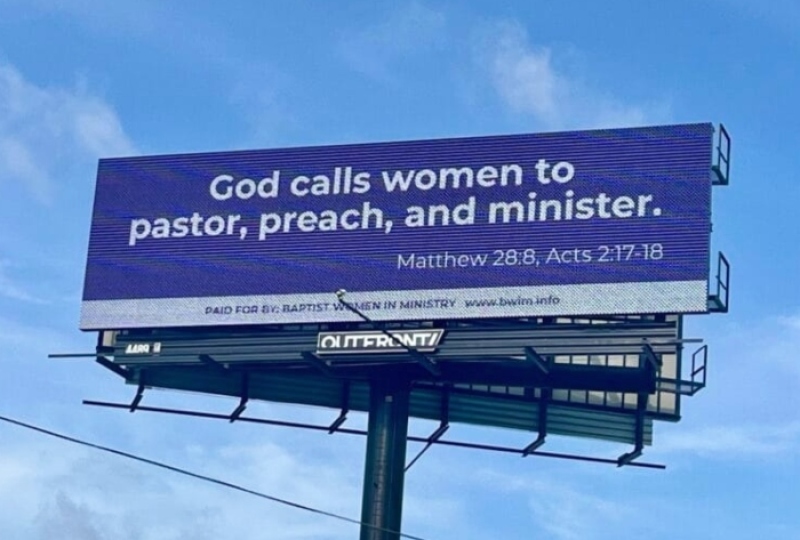 A billboard in Orlando