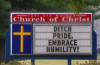 Iowa Church Stands by ‘Ditch Pride’ Sign After LGBT Protest Outside Sunday Service